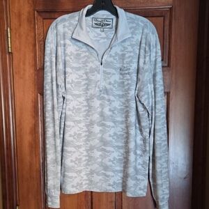 Bearpath Golf and Country Club Gray Camo Quarter-Zip Pullover